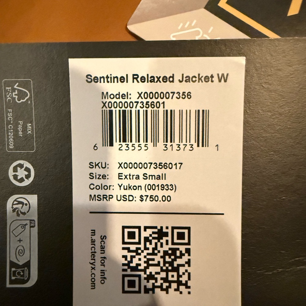 Sentinel Relaxed Jacket - Xsmall - Picture 7 of 7